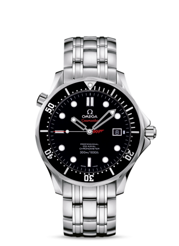 Omega Seamaster Diver 300M Co-Axial 41 Stainless Steel / Black / Bracelet / James Bond Quantum of Solace